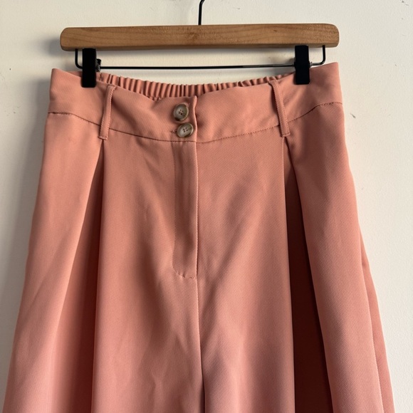 River Island ruched sleeve blazer & pants set in light pink size US 6/8 - Picture 11 of 16